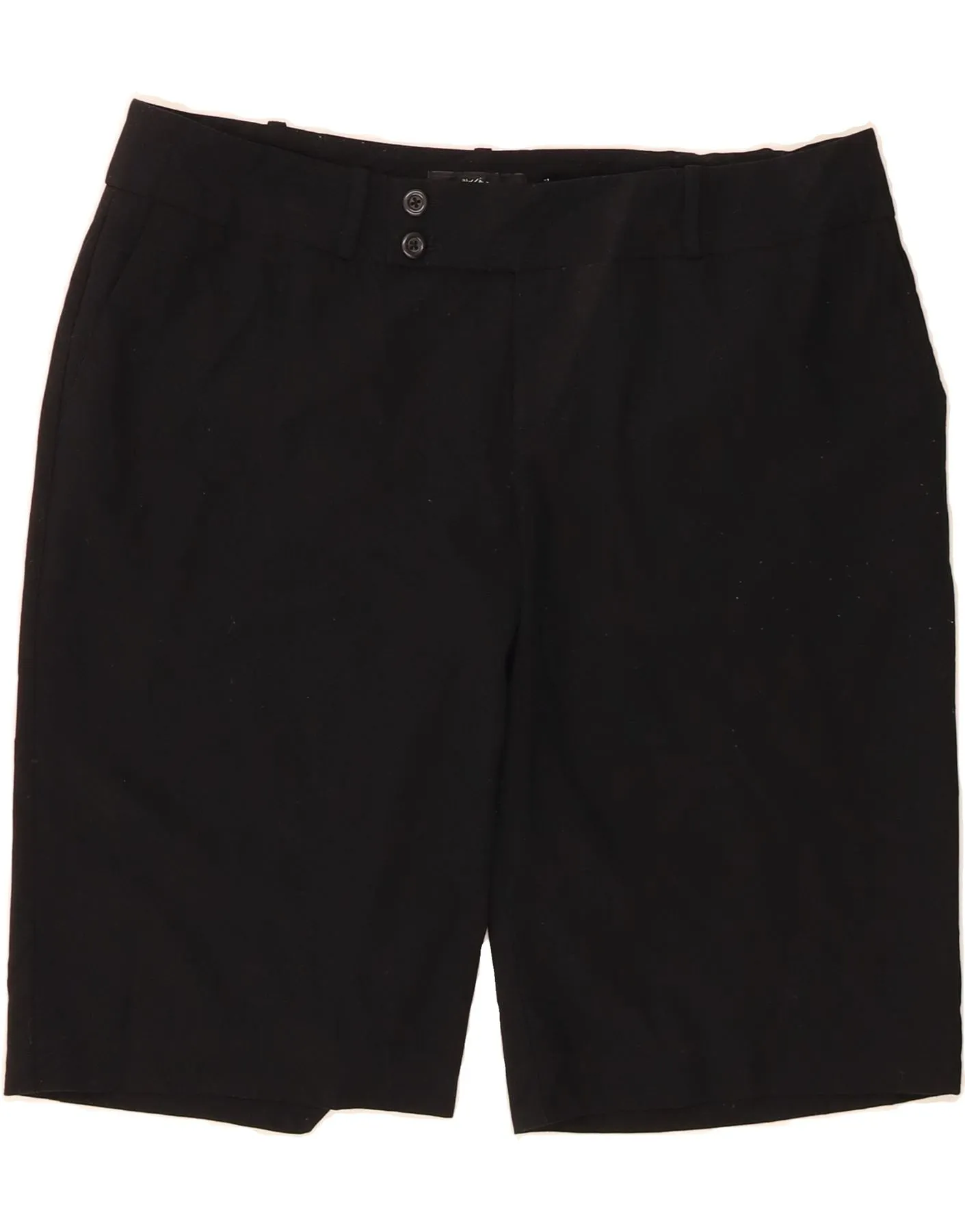 Quick Change Friendly Seamless construction MOSSIMO Womens Chino Shorts US 12 Large W34  Black Polyester