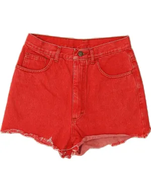 Chill Comfort VINTAGE Womens Denim Shorts W28 Medium  Red