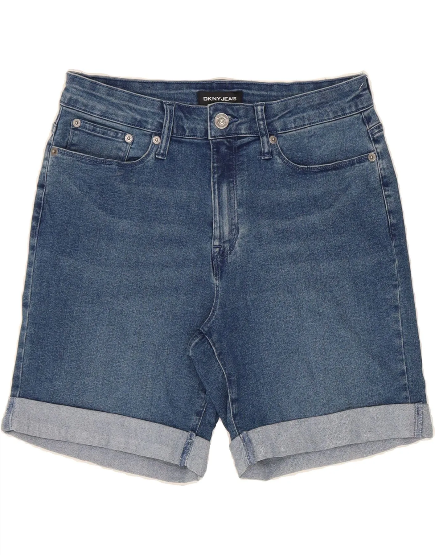 Valentine's gift QuickDryTechnology DKNY Womens Denim Shorts US 6 Medium W28 Blue Cotton