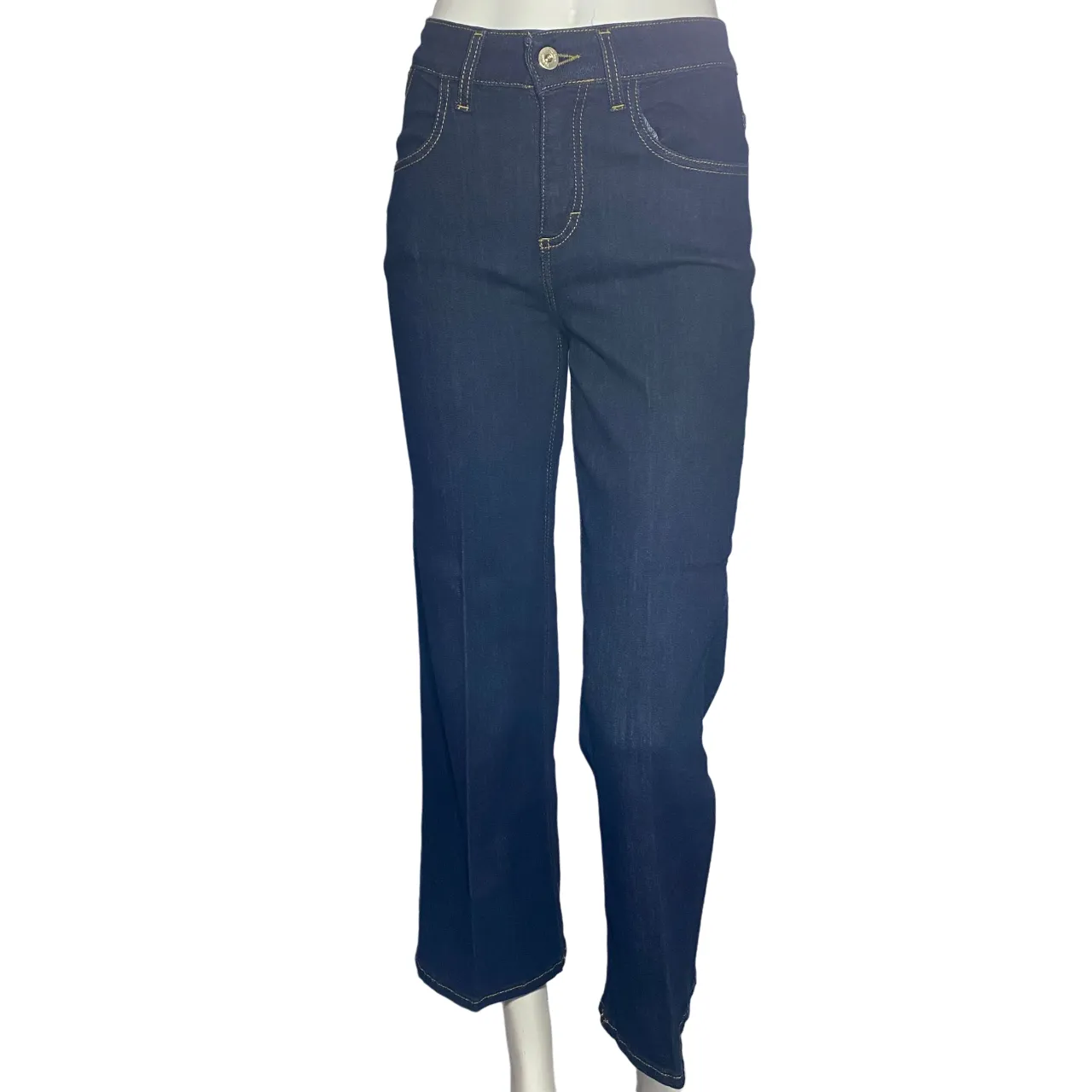 Comfort Stretch Technology Bold Look Professional Wear Caf??Noir pantalone jeans da donna Denim Culotte c7 JJ1016 B009 indaco
