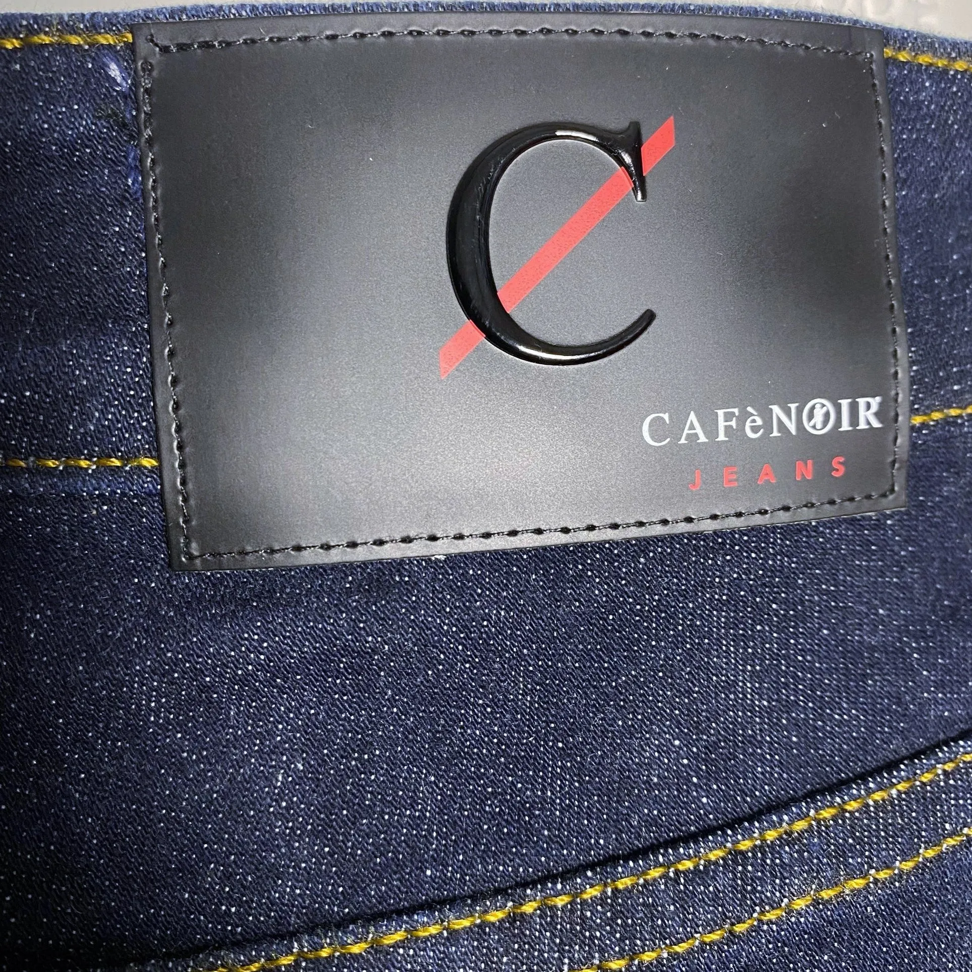 Caf??Noir pantalone jeans da donna Denim Culotte c7 JJ1016 B009 indaco Low Effort Stylish Choice