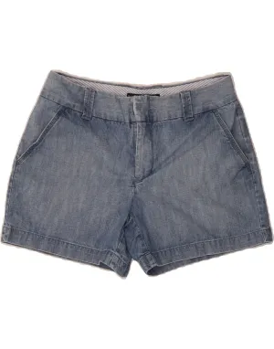 TOMMY HILFIGER Womens Casual Shorts US 6 Medium W32  Blue Cotton Dance wear High Durability Blend