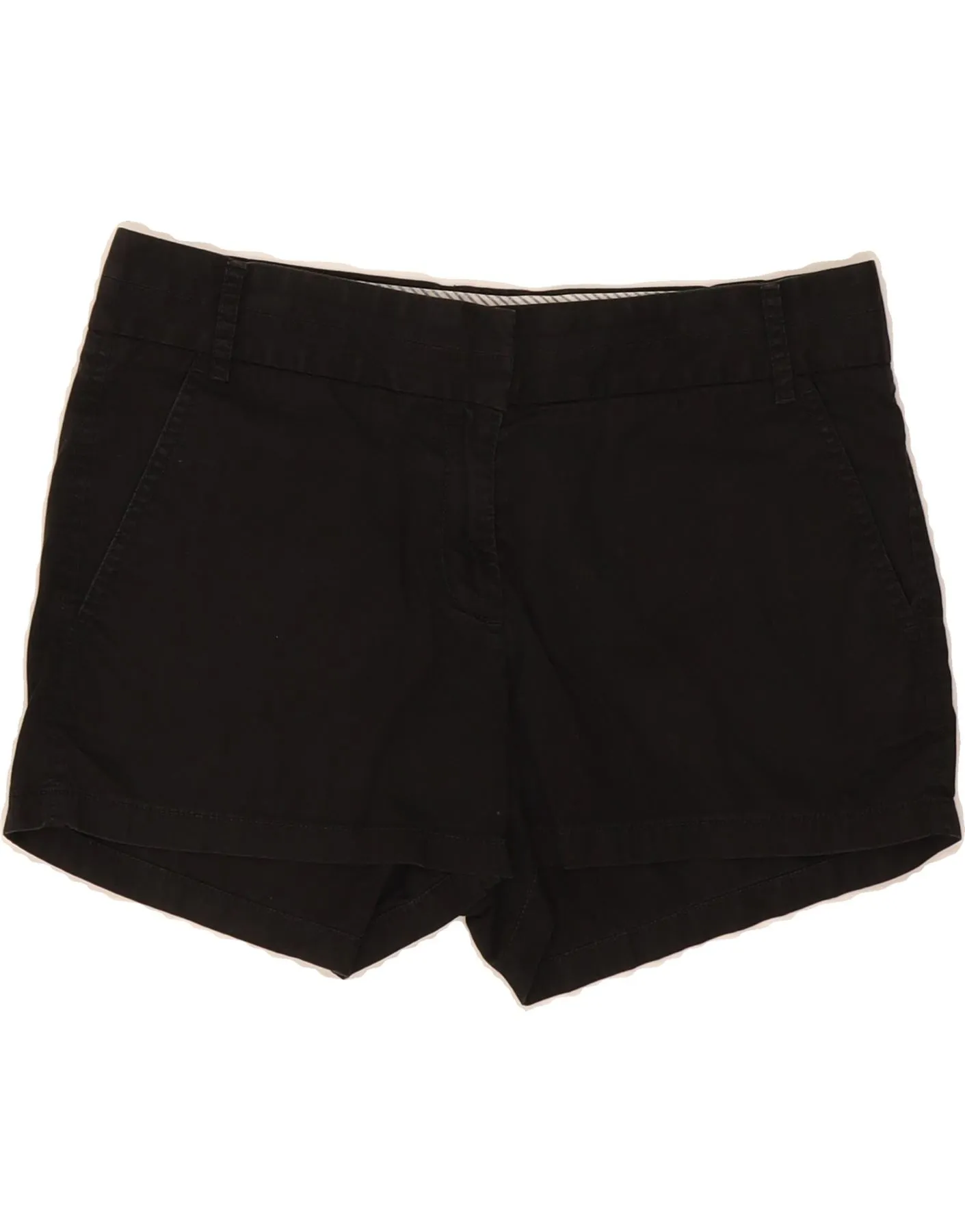 Reflective Safety Detailing Impact Absorbing Padding J. CREW Womens Broken In Chino Shorts US 4 Small W30  Black Cotton