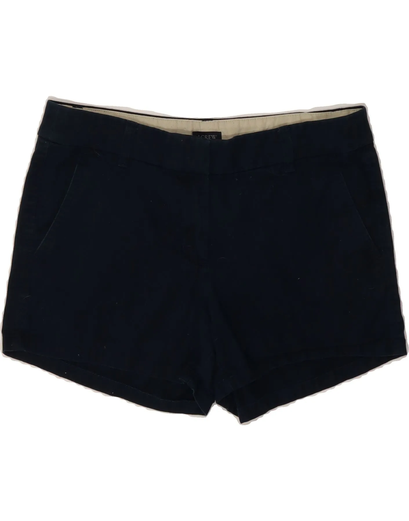 Quick Evaporation Fabric J. CREW Womens Chino Shorts US 6 Medium W32 Navy Blue Cotton