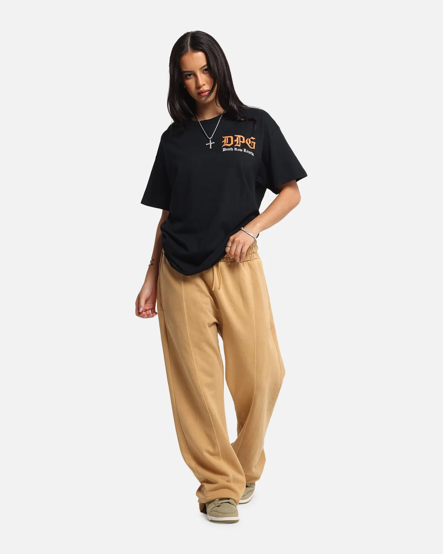 Relaxed Everyday Wear Daily Fashion Deathrow Records Tha Dogpound T-Shirt Black