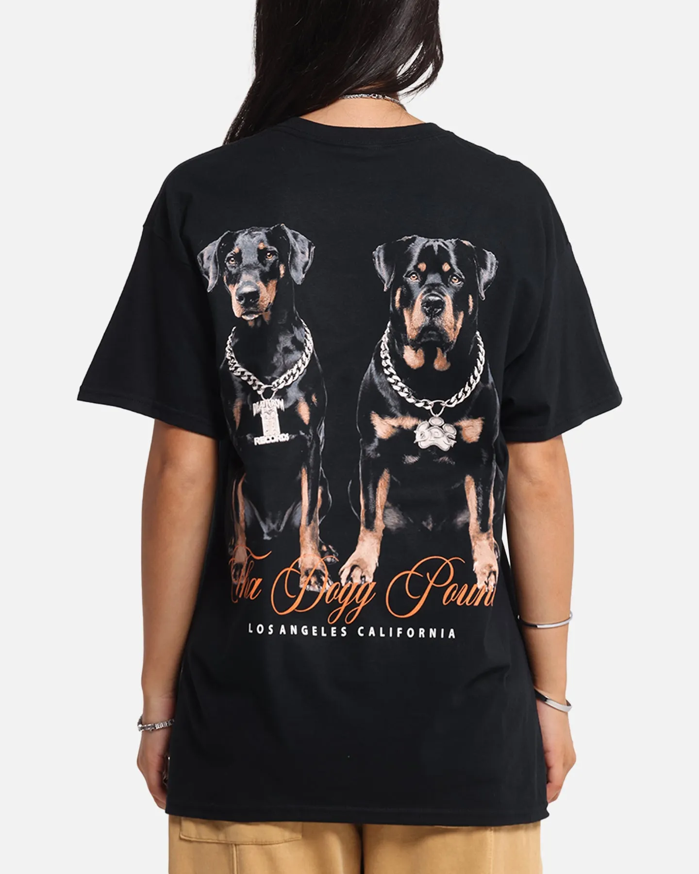 Eco Friendly Dye Deathrow Records Tha Dogpound T-Shirt Black