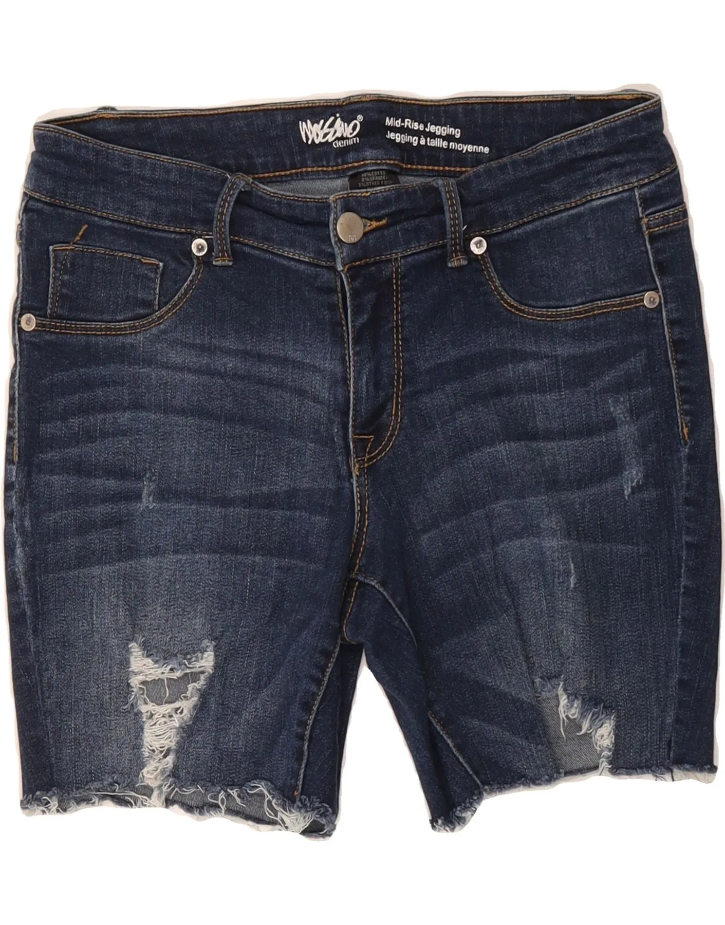 MOSSIMO Womens Mid Rise Denim Shorts US 8 Medium W29  Blue Cotton camisole