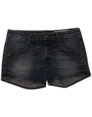Waterproof Feature Slim Waist SISLEY Womens Slim Fit Denim Shorts W28 Medium Blue Cotton