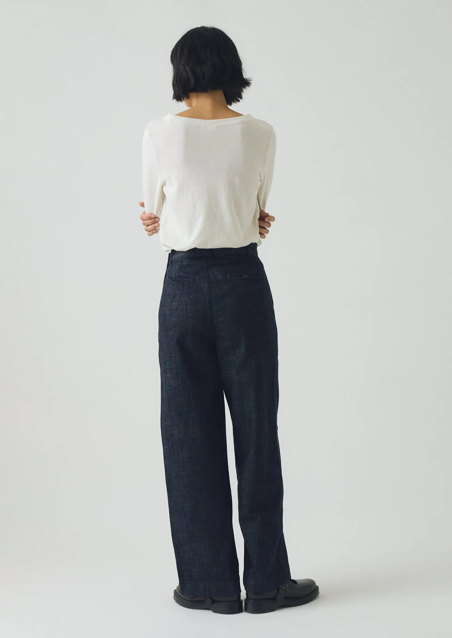 Annie Organic Denim Full Length Jeans | Indigo NonRestrictiveCut Active Design Wear