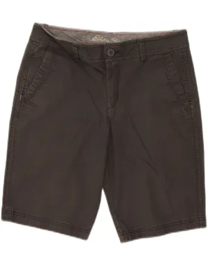 surf wear slim fit EDDIE BAUER Womens Chino Shorts US 6 Medium W32 Grey Cotton