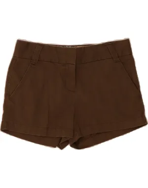 Easy Movement Fit service industry J. CREW Womens Classic Twill Low Waist Chino Shorts US 4 Small W30  Brown