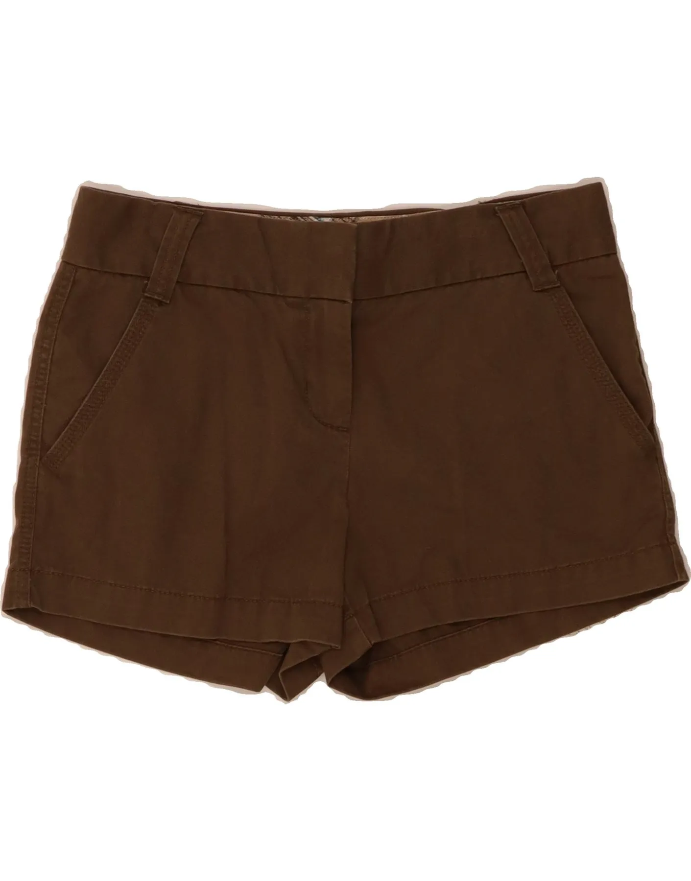 Easy Movement Fit service industry J. CREW Womens Classic Twill Low Waist Chino Shorts US 4 Small W30  Brown