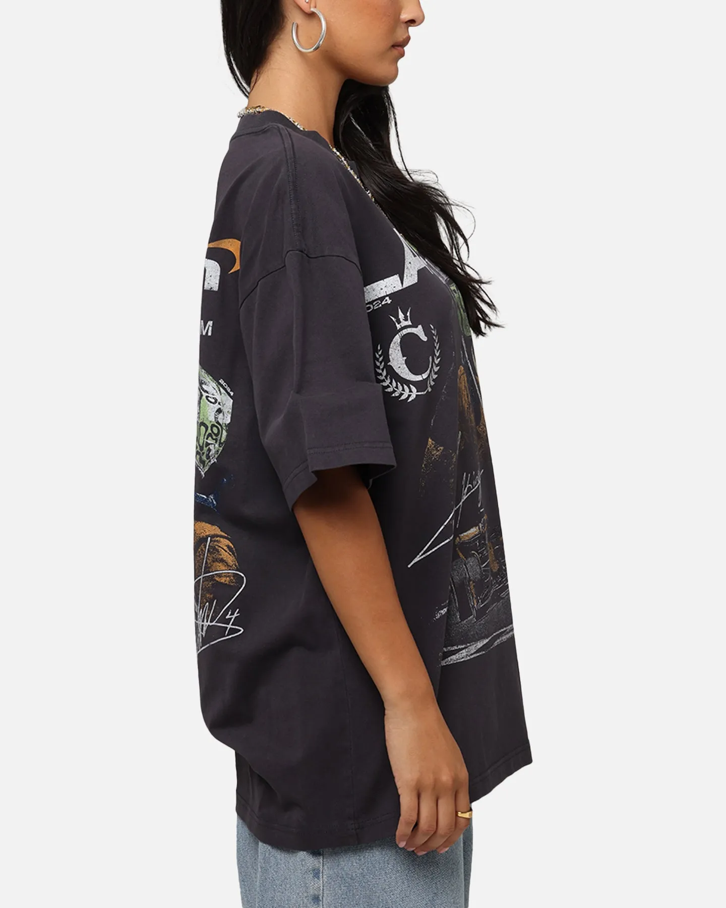 skinny but not tight Formal Elegance Mitchell & Ness X Mclaren Lando Norris Victory T-Shirt Faded Black