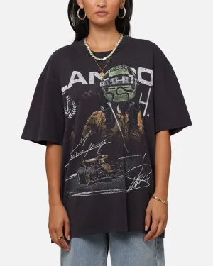 Stylish and Comfortable Lightweight Layer Mitchell & Ness X Mclaren Lando Norris Victory T-Shirt Faded Black