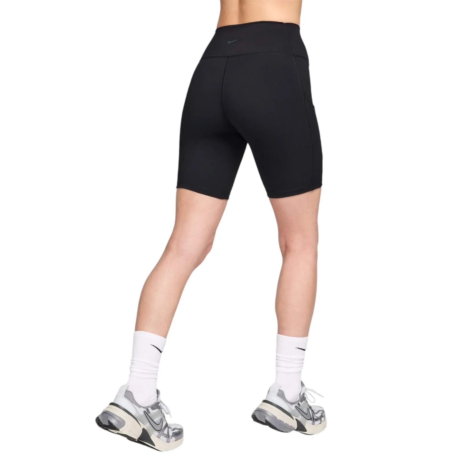 Wedges Easy Fit Wear Nike One Womens High-Waisted 8" Biker Shorts With Pockets