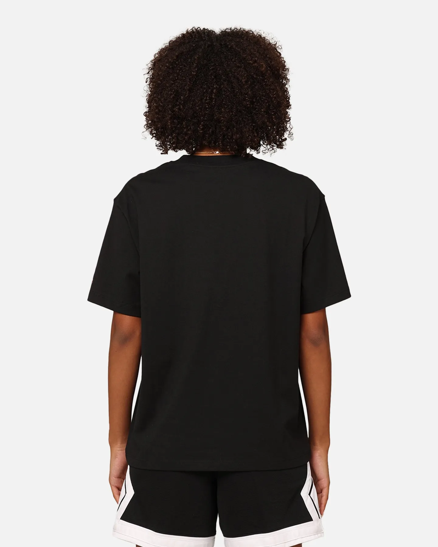 Jordan Women's Flight Heritage Graphic T-Shirt Black/Gym Red Abstract mystery