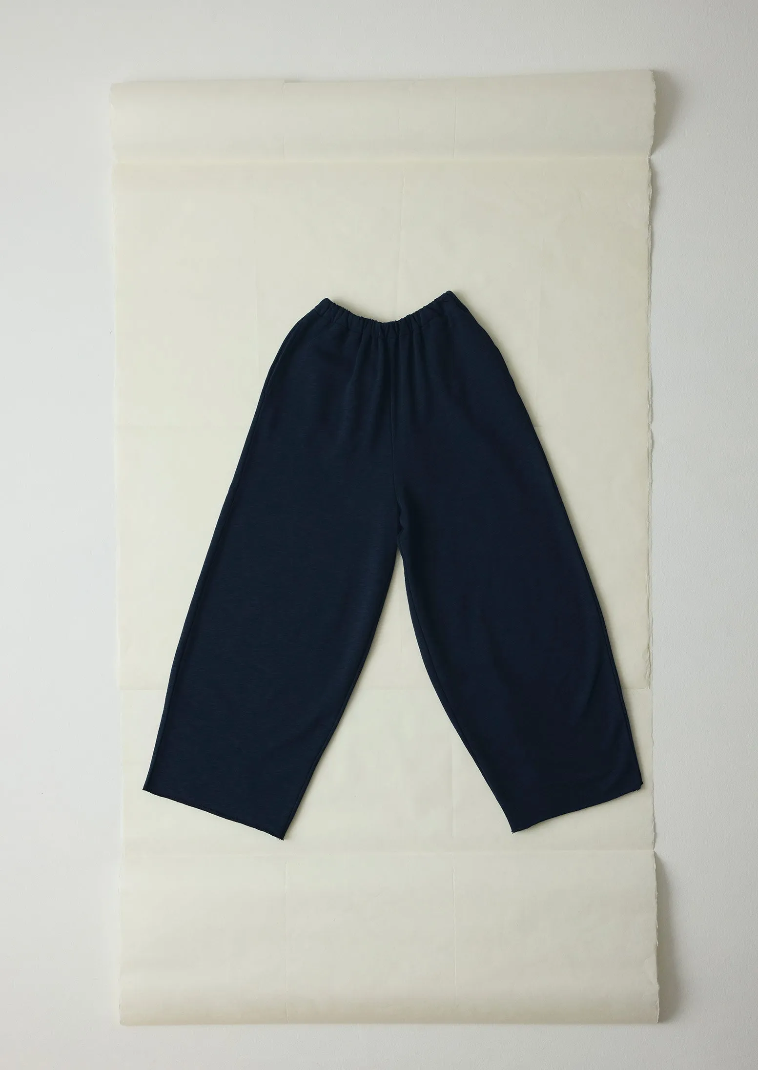 ResilientElasticBand Outdoor Adventure Full Length Loopback Jersey Pants | Midnight