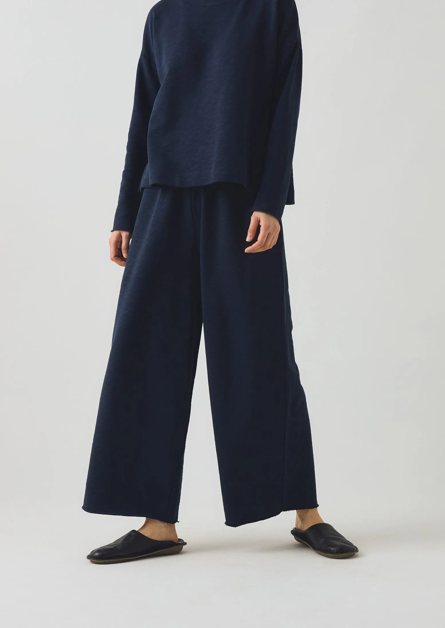 Full Length Loopback Jersey Pants | Midnight BreathableMeshLining Non-Binding Fit