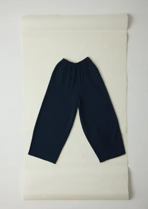 ResilientElasticBand Outdoor Adventure Full Length Loopback Jersey Pants | Midnight