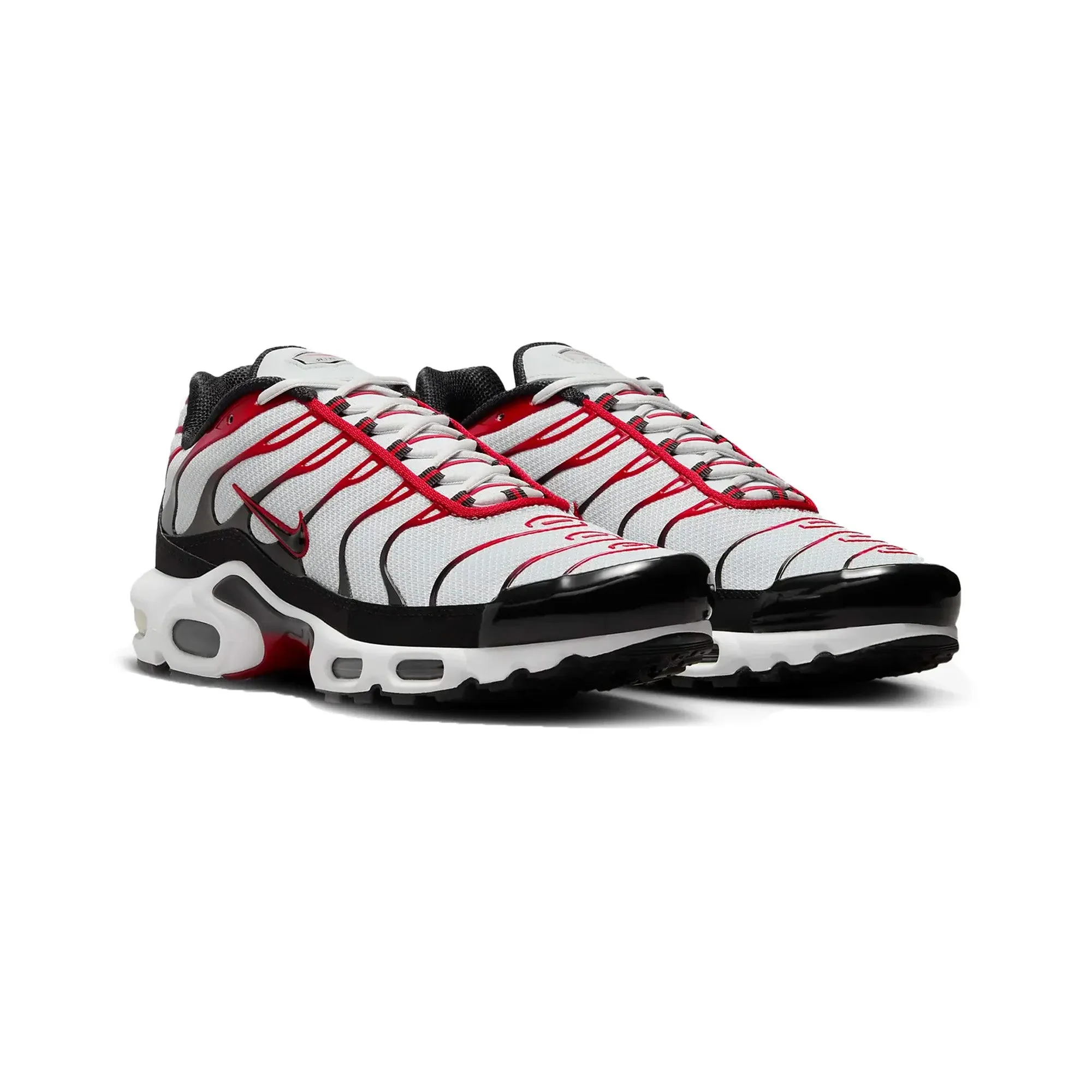 Nike Air Max Plus TN 'Pure Platinum Black University Red' Fast Running early morning running