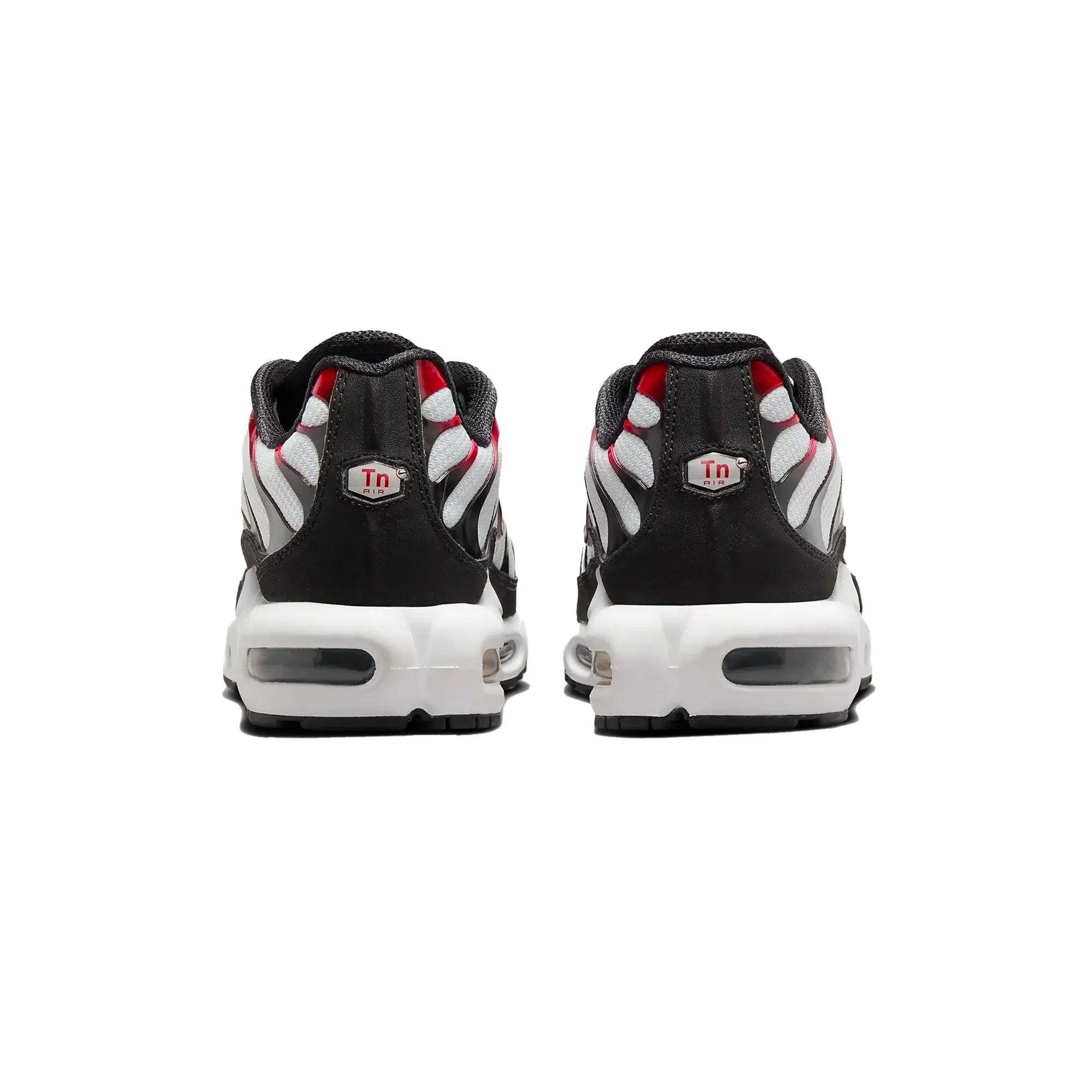 Nike Air Max Plus TN 'Pure Platinum Black University Red' bowling shoes