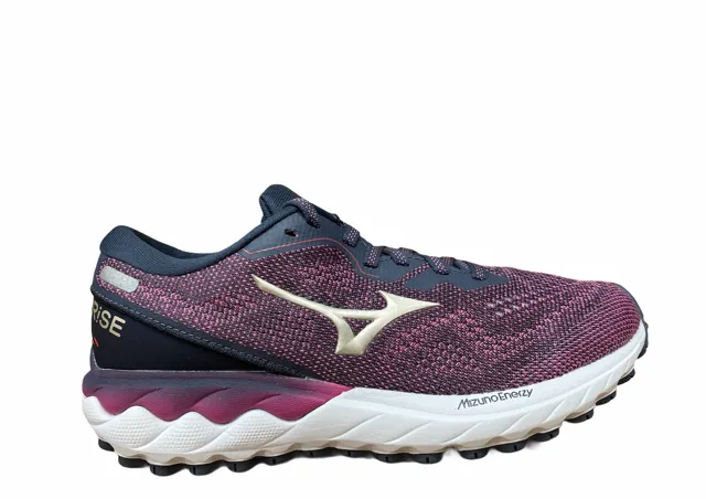 Mizuno scarpa da corsa da donna Skyrise 2 J1GD210942 viola Snug Collar Recovery Fit