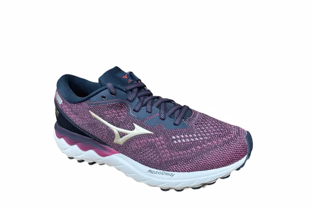 Seamless Transition Design Mizuno scarpa da corsa da donna Skyrise 2 J1GD210942 viola
