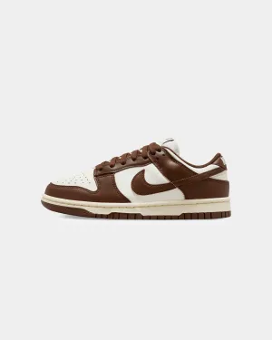 Abrasion Resistant Outsole Nike Women's Dunk Low "Sail Cacao" Sail/Cacao Wow