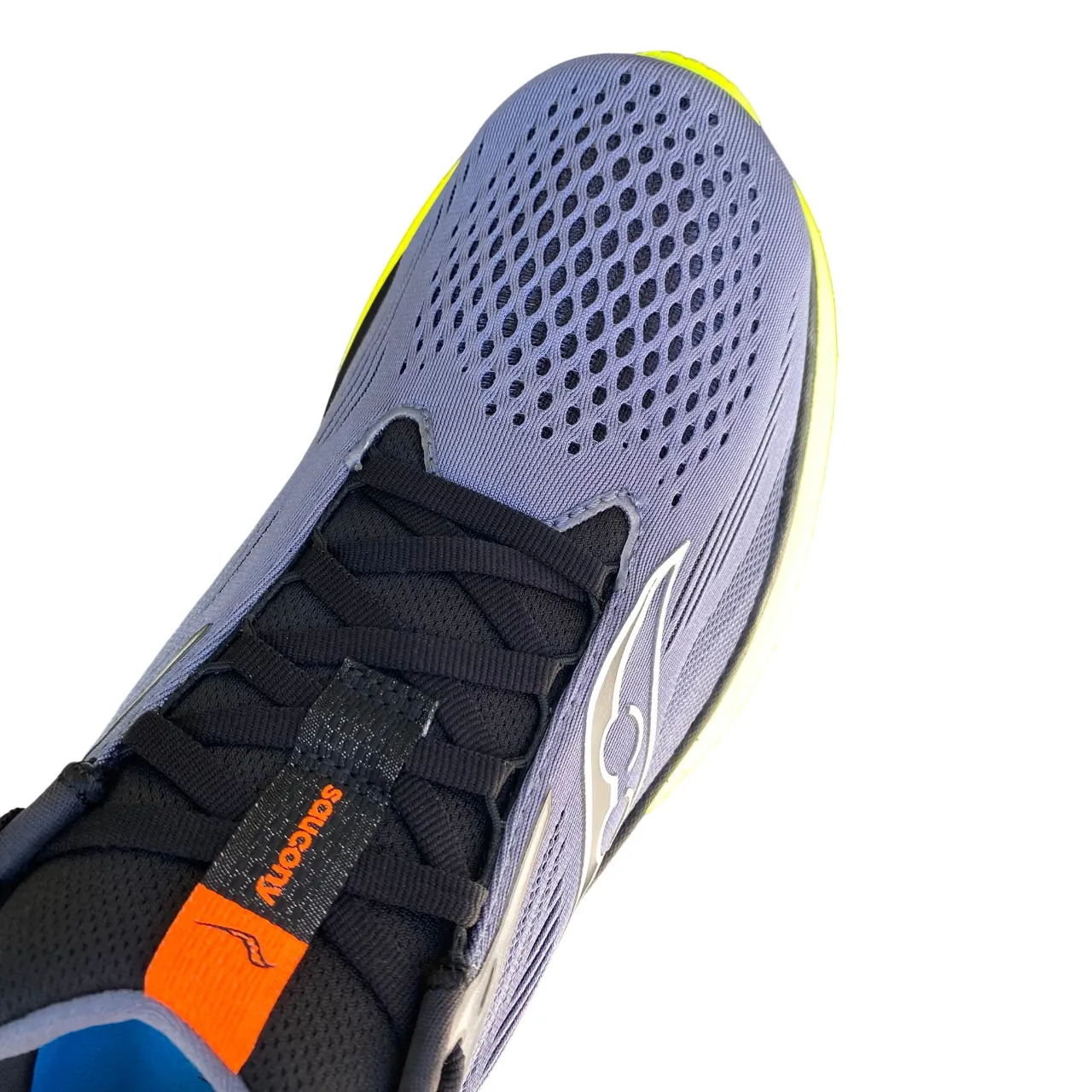 track - worthy cushioning - shoes Saucony Ride 18 S21000-99 Scarpe Running Uomo Grigio-Gialo