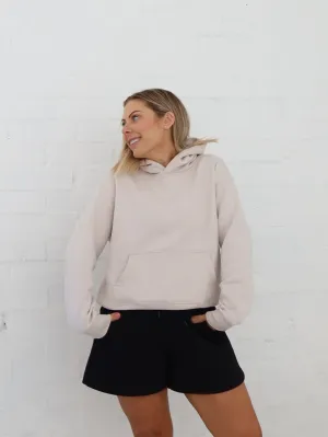 Fashion Energy Feminine Style Frankie Hoodie - Bone