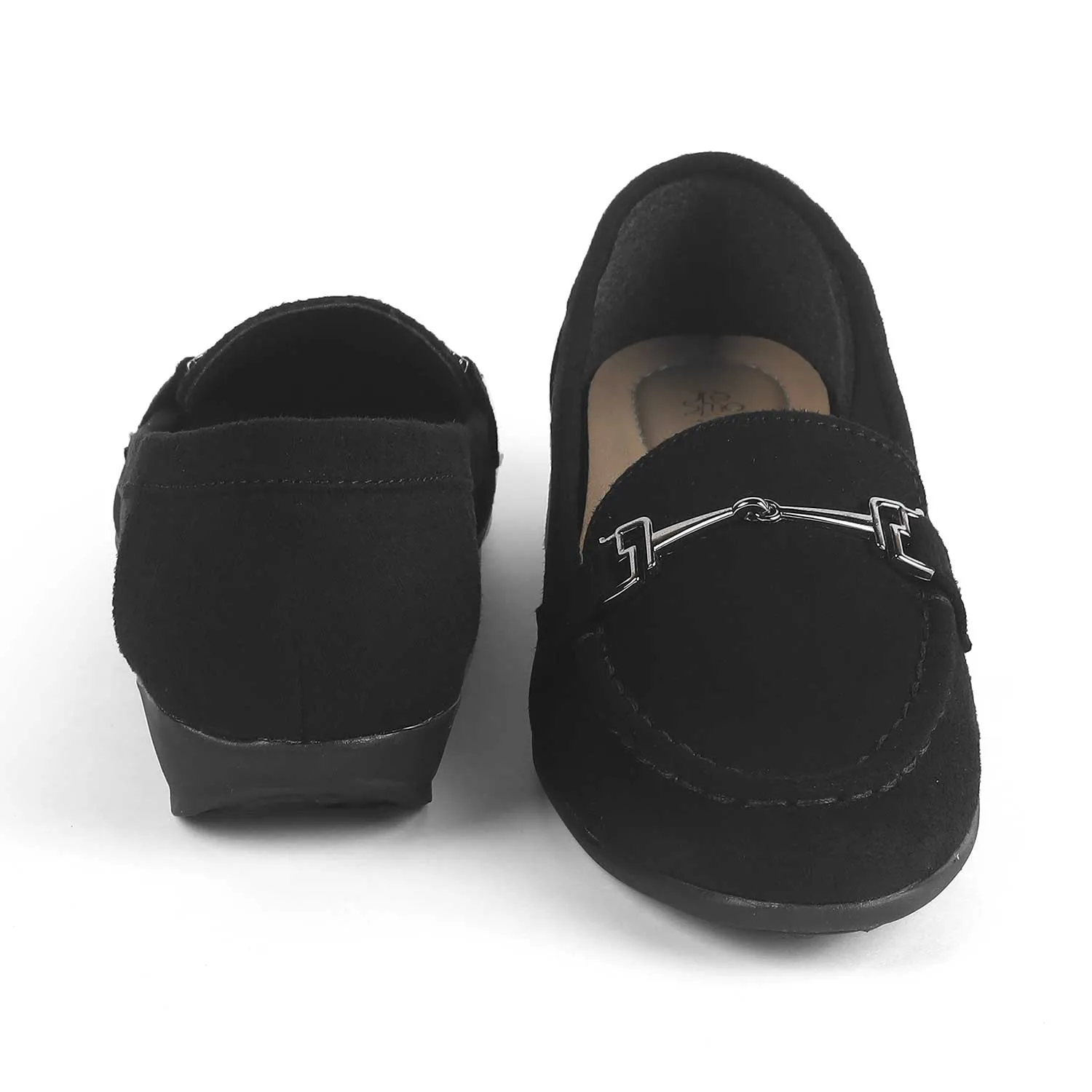 Winter Warm Tresmode Angie Black Women's Casual Loafers