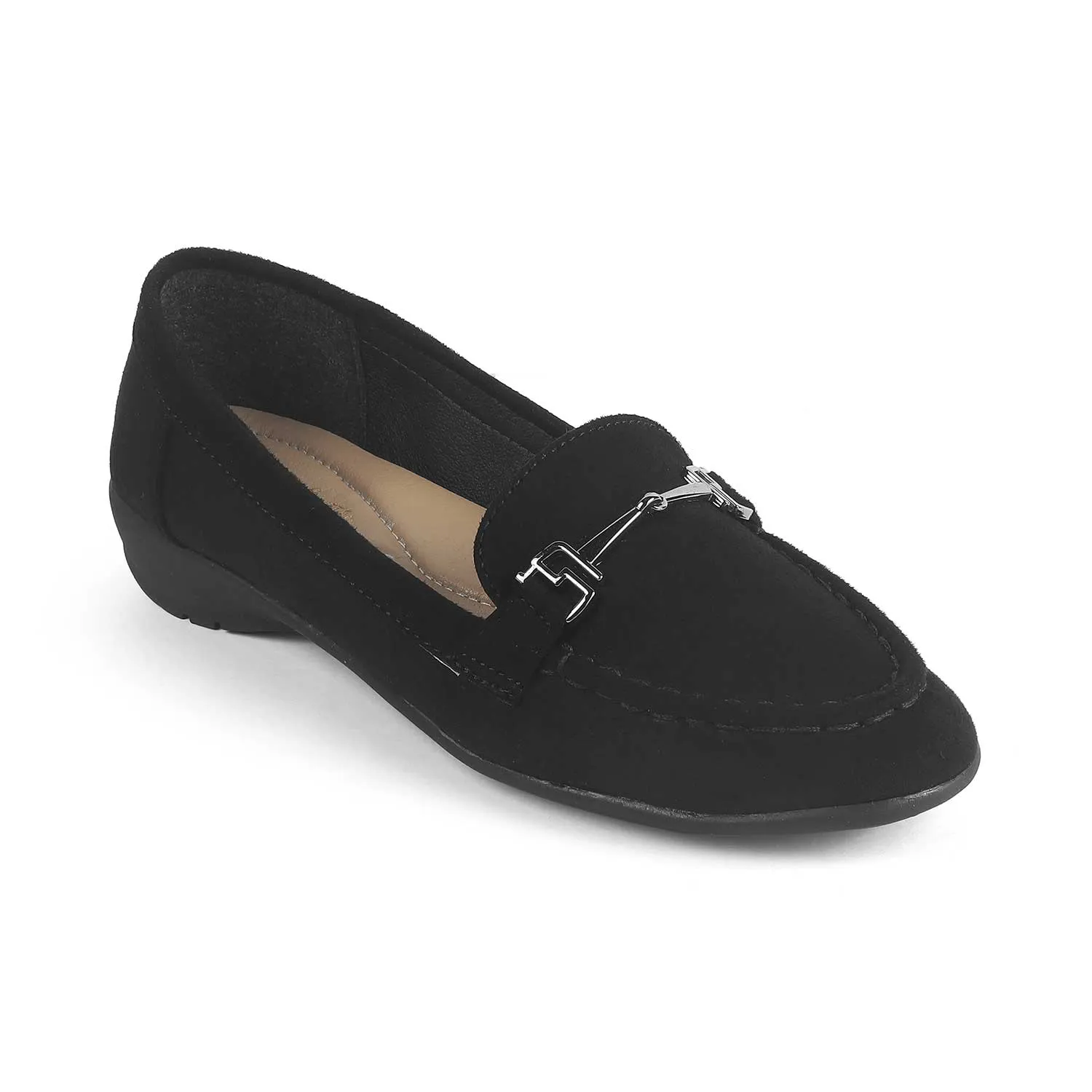 All-Season Footwear Stylish Tresmode Angie Black Women's Casual Loafers