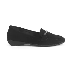 Effortless Feel Reptile Print Tresmode Angie Black Women's Casual Loafers