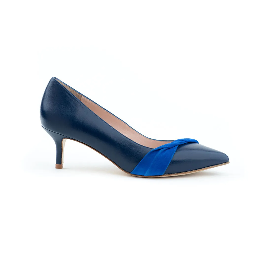 Elegant Booties The Viola - Blue High Density