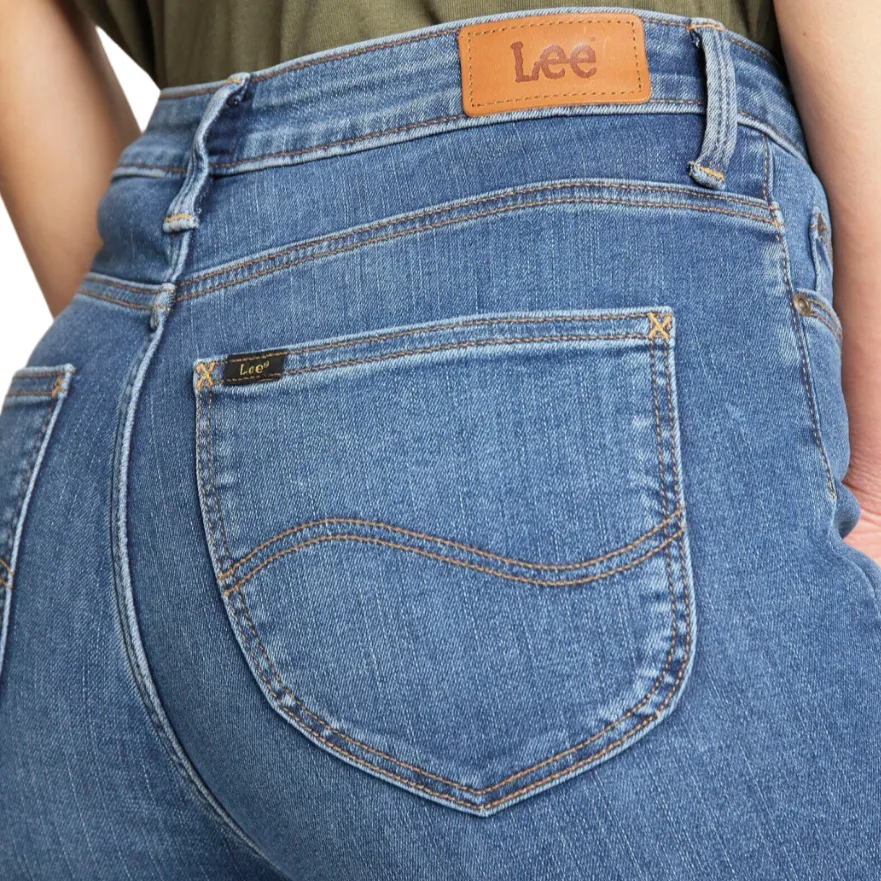 Lee Pantalone Jeans da donna Scarlett High In L626DUIW blu chiaro All Around Urban appeal