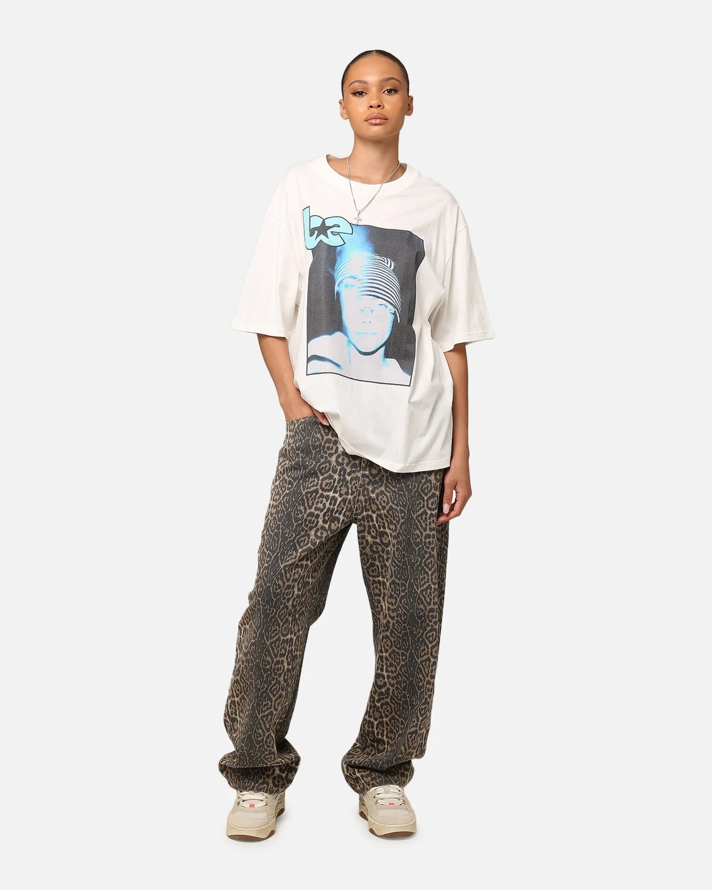 Casual Wear Billie Eilish Billie Y2K Organic Cotton T-Shirt White
