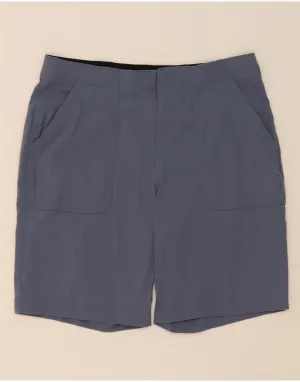 EDDIE BAUER Womens Chino Shorts US 12 Large W34  Blue Nylon petite size