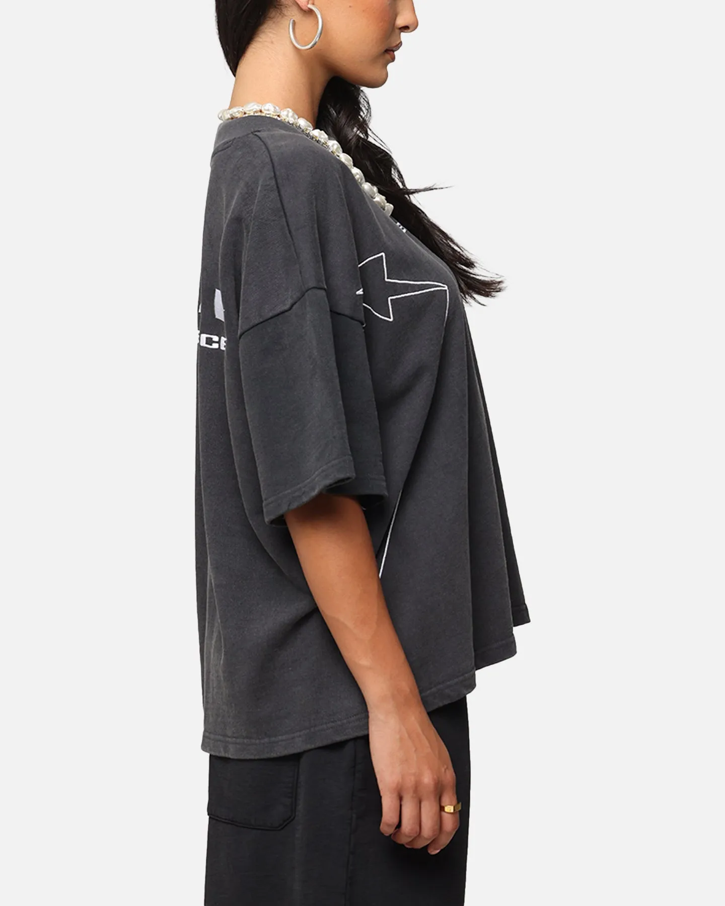 Loiter Dark Performance T-Shirt Charcoal Light Comfort Style Cozy Apparel