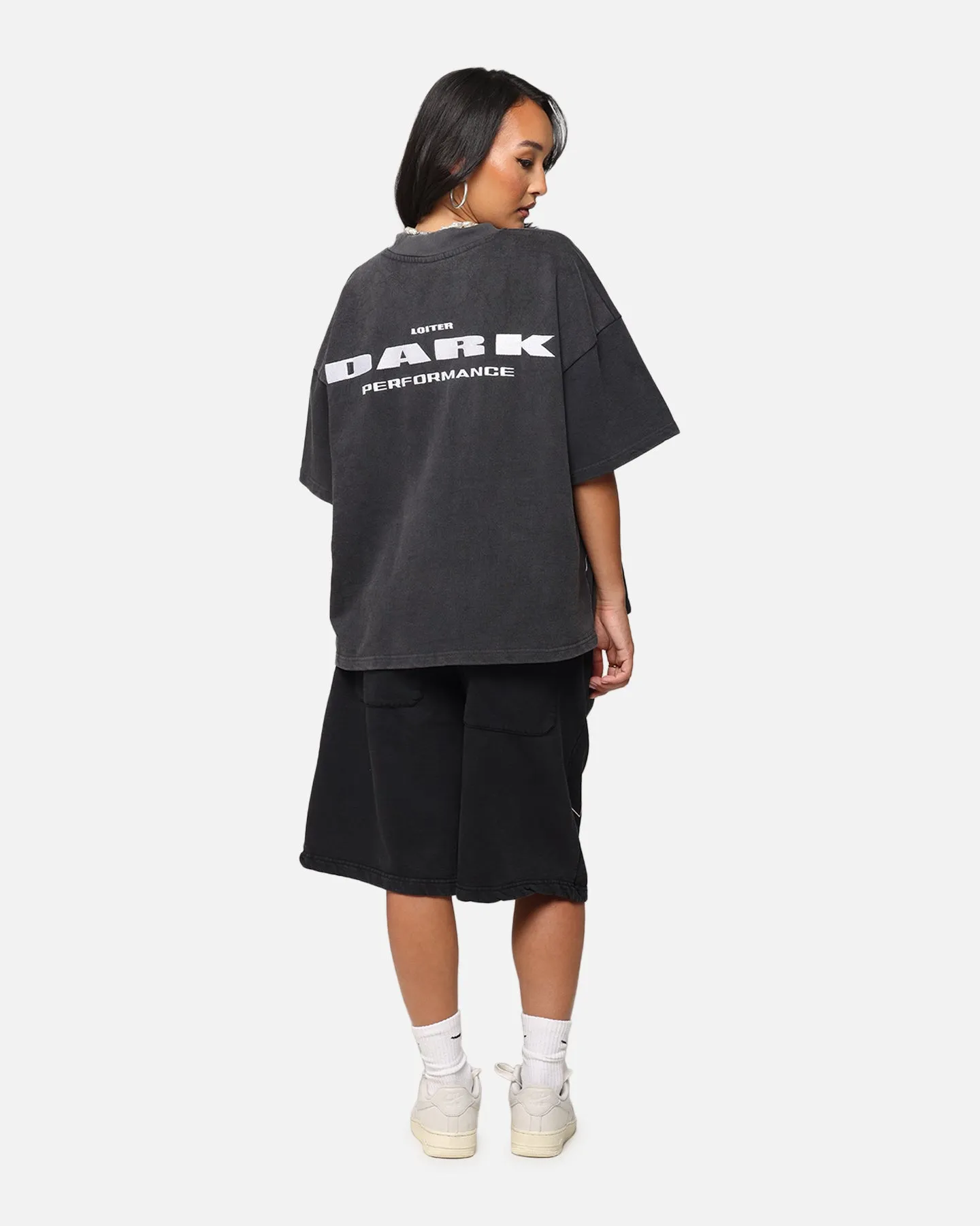 Casual Must-Have Loiter Dark Performance T-Shirt Charcoal