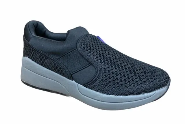 Lotto scarpa sneakers da donna Iris II LF AMF W S7665 nero grigio well - fitting Skechers GoRun