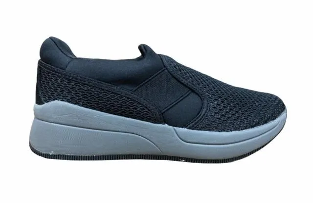 TPU shank Comfortable Foot Mobility Lotto scarpa sneakers da donna Iris II LF AMF W S7665 nero grigio