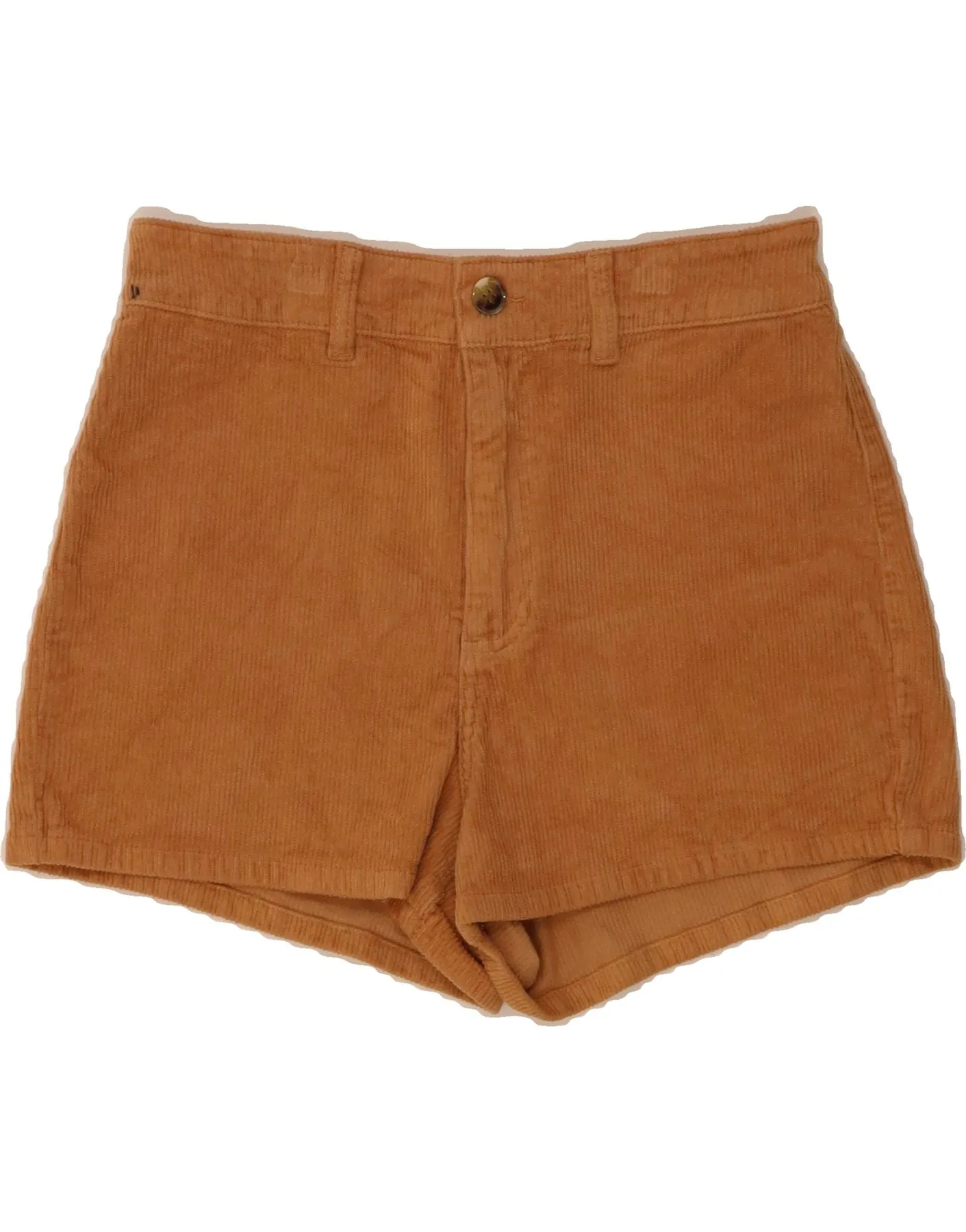 BILLABONG Womens Corduroy Shorts W30 Medium Brown Wind Resistant Material Low Profile Waistband