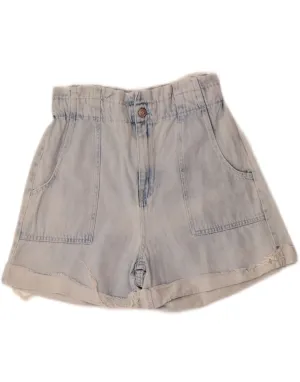 All Season ZARA Womens High Waist Denim Shorts EU 40 Medium W30  Blue Cotton