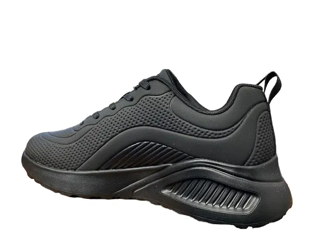 Elastic cuffs soccer - compatible shoes Skechers scarpa sneakers da donna con rialzo al tallone Bobs Buno How Sweet 117151/BBK nero