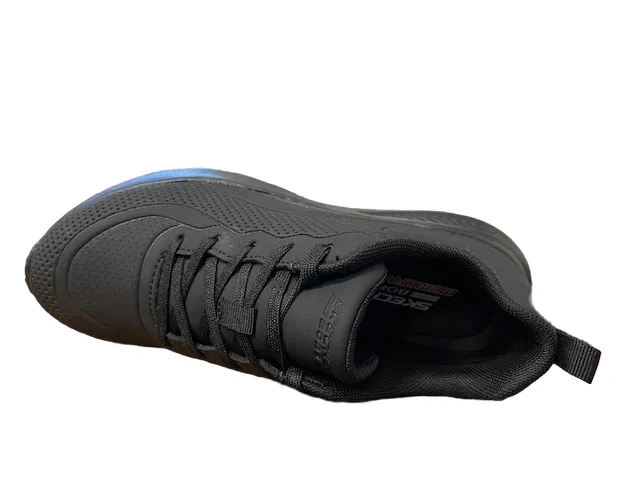Skechers scarpa sneakers da donna con rialzo al tallone Bobs Buno How Sweet 117151/BBK nero soft - lining night running