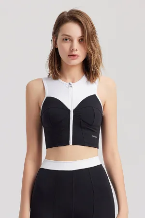 Advanced Design Versatile Style Adeline Front Zip Tank