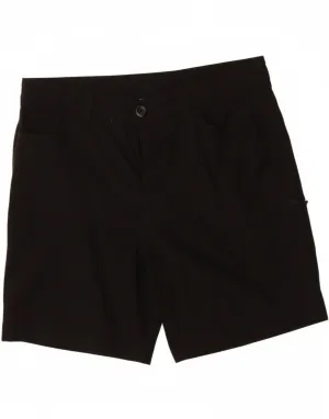EDDIE BAUER Womens Cargo Shorts US 10 Large W32 Black Nylon Water resistant coating Relax Fit Comfort