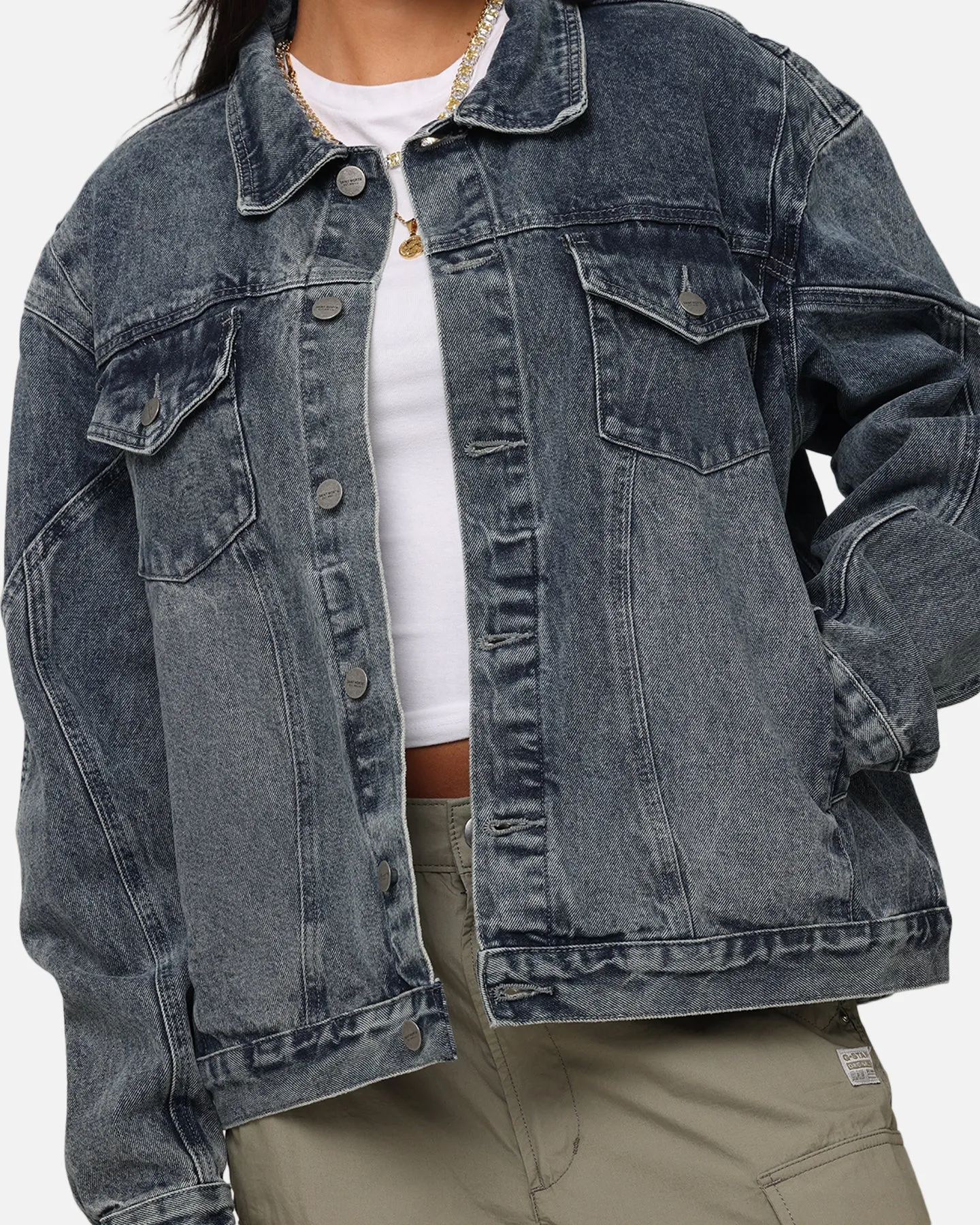 Saint Morta Armoury Denim Jacket Dirty Denim rehearsal Ceremony