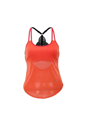 Precision - engineered poor sealing Metro Training Lace Tank - Orange