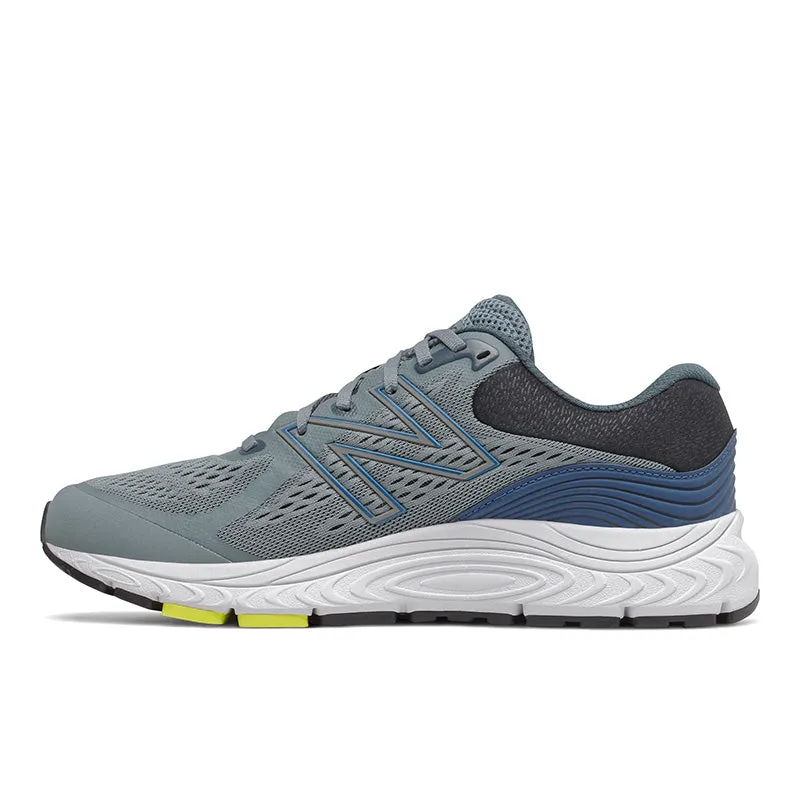 840v5 - Ocean Grey with Oxygen Blue - Men's responsive - midsole - feature shoes